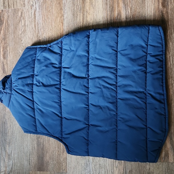 Lakeshire Vintage 80's Blue Quilted Men's Vest Size 6 - Picture 5 of 5